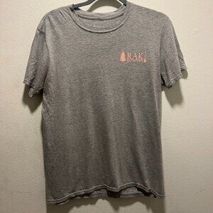 Rak Outfitters Logo T-shirt Size Medium Gray